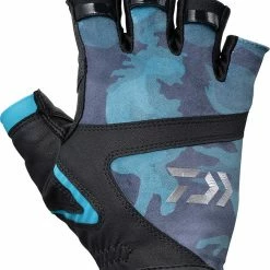 Daiwa 3/5 Cut Padded Quick-drying Gloves DG-2121/2021/8121 Accessories