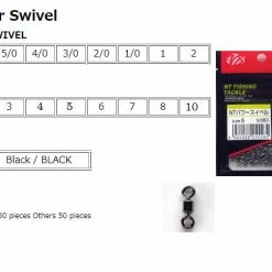 NT Swivel Terminal Tackle N.T. H348B Power Swivel Hanger Pack