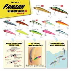 SHIMANO PANZAR EX MINNOW Lures