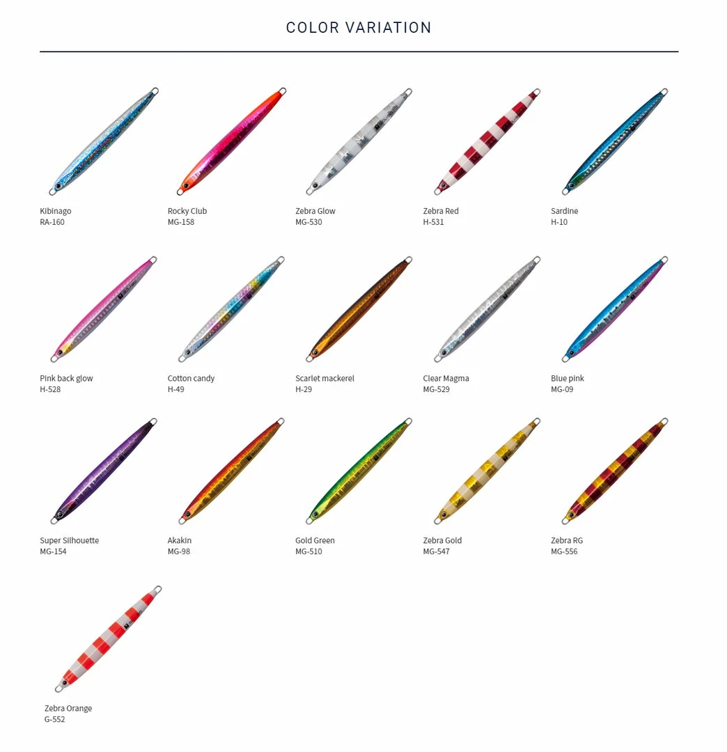 ZetZ Slow Blatt Cast LONG 10gm & 15gm 2 ZetZ Slow Blatt Cast LONG 10gm & 15gm