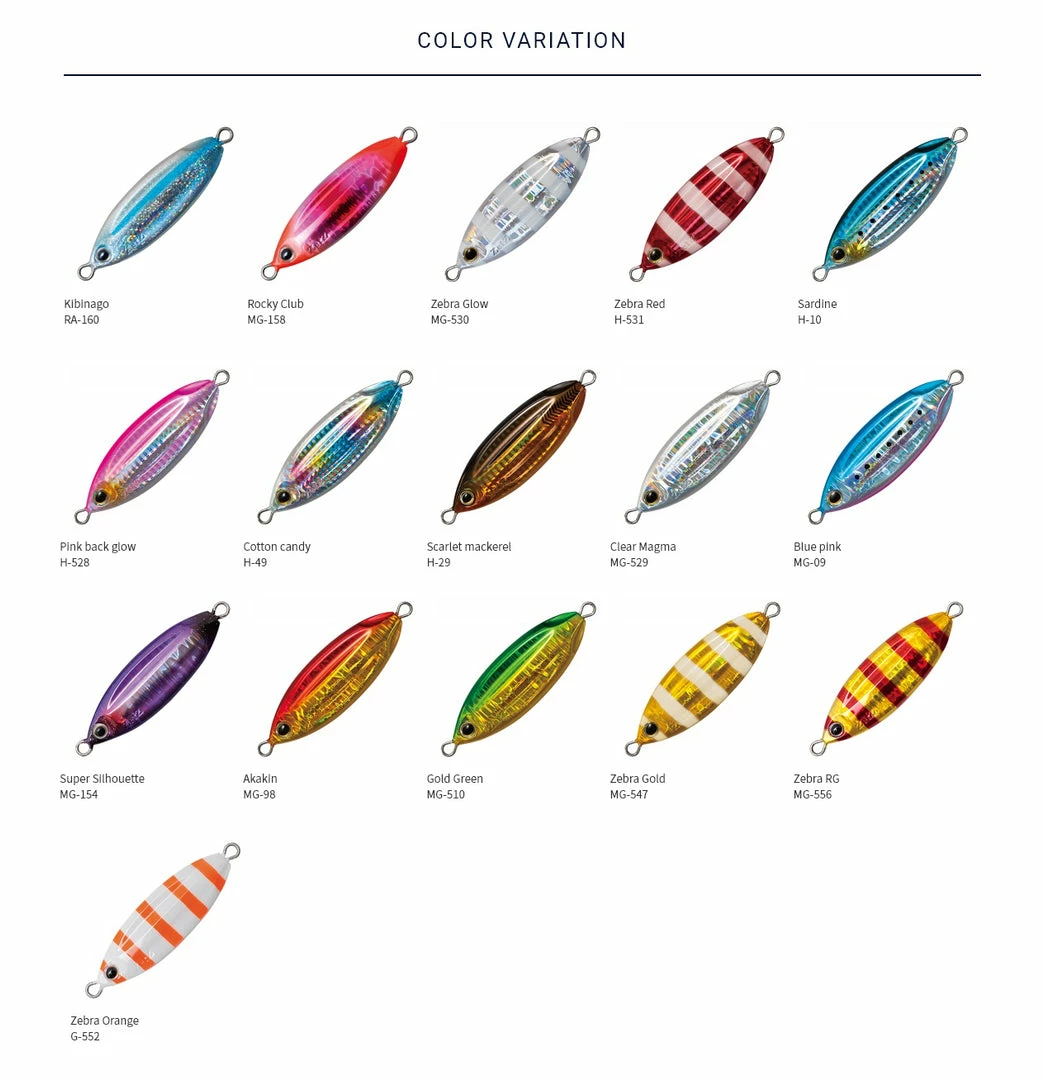 ZetZ Slow Blatt Cast OVAL 10gm & 15gm 2 ZetZ Slow Blatt Cast OVAL 10gm & 15gm