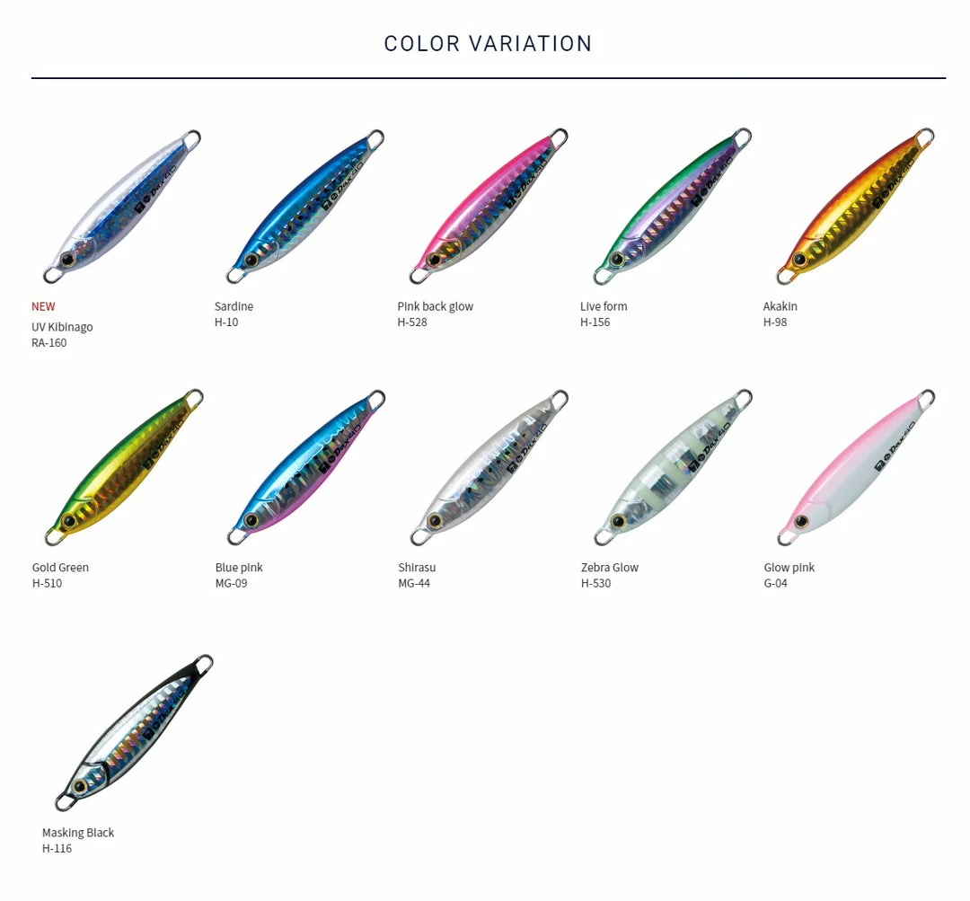 Jigs ZetZ The Dax 40gm & 60gm 2 Jigs ZetZ The Dax 40gm & 60gm
