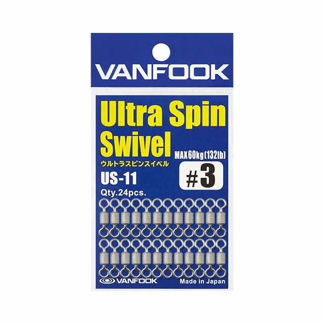 Terminal Tackle Vanfook Ultra Spin Swivel US-11 1 Terminal Tackle Vanfook Ultra Spin Swivel US-11