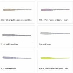 Fishing Buddy Singapore Maria Mama Worm Soft SLIM CRAWLER Soft Lures