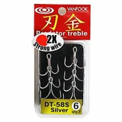 Vanfook Predator Treble 2X DT-58S