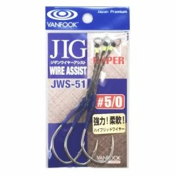 Terminal Tackle Vanfook Jigen Hyper Wire Assist JWS-51