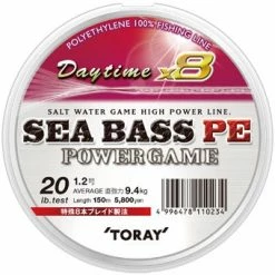 F72L Toray Sea Bass PE Power Game Day Time X8 150m Lines