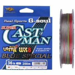 D731 YGK G-Soul Super Castman Blue Special WX8 300m Lines