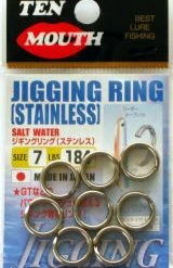 Ten Mouth TM8 Jigging Split Ring Terminal Tackle