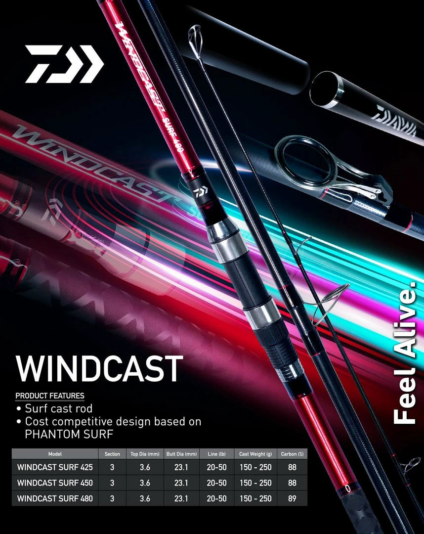 Fishing Buddy Singapore Daiwa Surf Rod - DAIWA WINDCAST SURF 1 Fishing Buddy Singapore Daiwa Surf Rod - DAIWA WINDCAST SURF