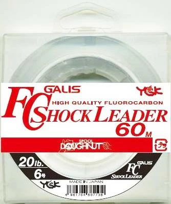 Lines YGK Galis Fluorocarbon Shock Leader 60m 1 Lines YGK Galis Fluorocarbon Shock Leader 60m